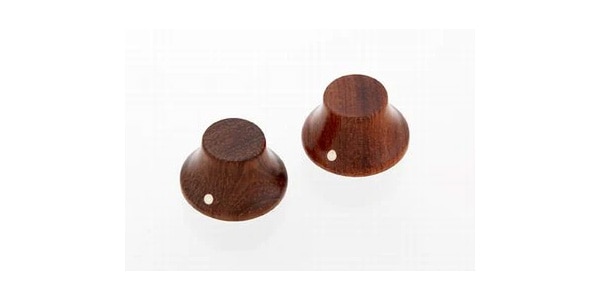 ALLPARTS / PK-3197-0B0 Bubinga Bell Knobs (Qty 2)