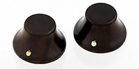 ALLPARTS / PK-3197-0R0 Rosewood Bell Knobs (Qty 2)
