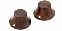 ALLPARTS / PK-3197-0W0 Walnut Bell Knobs (Qty 2)