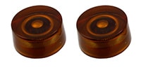 ALLPARTS / PK-3230-022 Amber Speed Knobs- set of 2 pcs
