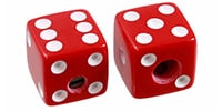 ALLPARTS / PK-3250-026 Red Dice Knobs- set of 2 pcs