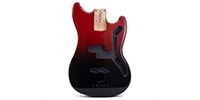 ALLPARTS / PRiMO Replacement Jazz Bass Body - Crimson Dusk