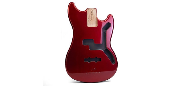 ALLPARTS ( オールパーツ )  / PRiMO Replacement Mustang Bass Body - Red Sparkle