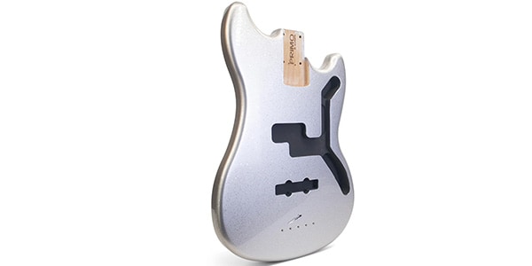 ALLPARTS ( オールパーツ ) / PRiMO Replacement Mustang Bass Body - Silver Sparkle画像2