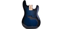 ALLPARTS / PRiMO Replacement Precision Bass Body Midnight Ocean Burst