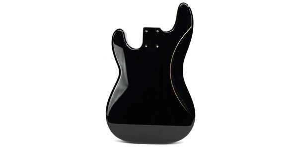 ALLPARTS ( オールパーツ ) / PRiMO Replacement Precision Bass Body Black Onyx w/Binding画像4