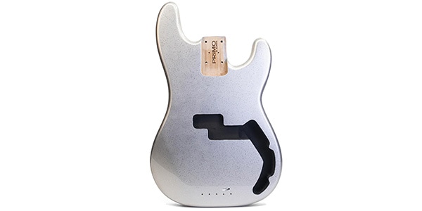 ALLPARTS ( オールパーツ )  / PRiMO Replacement Precision Bass Body - Silver Sparkle