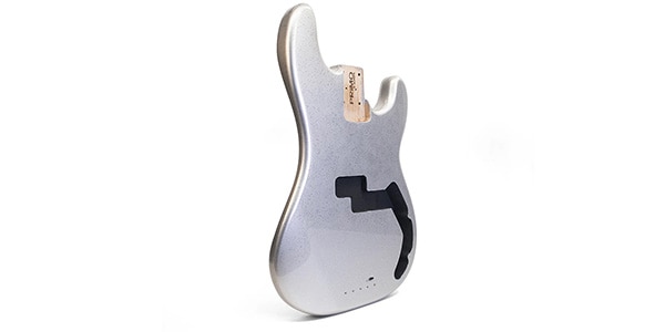 ALLPARTS ( オールパーツ ) / PRiMO Replacement Precision Bass Body - Silver Sparkle画像2