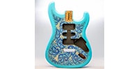 ALLPARTS / Primo RE Strat Body - Blue Paisley
