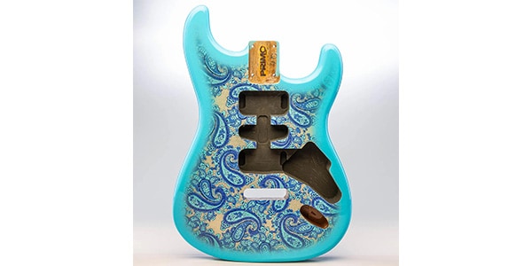 ALLPARTS / Primo RE Strat Body - Blue Paisley