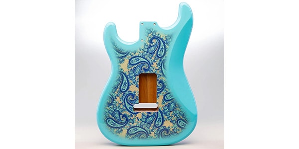 ALLPARTS / Primo RE Strat Body - Blue Paisley画像2