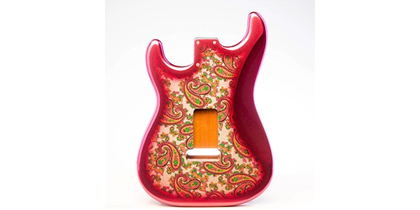 ALLPARTS / Primo RE Strat Body - Pink Paisley画像2