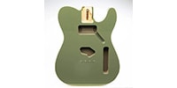 ALLPARTS / Primo RE Tele Body - Burnt Sage w/ Cream Binding