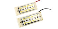 ALLPARTS / PU-6187-010 Gold Foil Moustache Pickup Set