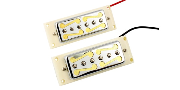 ALLPARTS / PU-6187-010 Gold Foil Moustache Pickup Set
