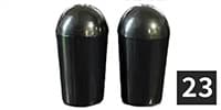ALLPARTS / SK-0040-B23 Black Switch Tips Bulk (Qty 23) アウトレット品
