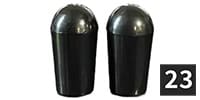 ALLPARTS / SK-0040-B23 Switch Tips, Black (25個セット)