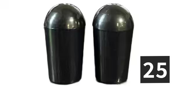 ALLPARTS ( オールパーツ )  / SK-0040-B23 Switch Tips, Black (25個セット)