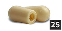 ALLPARTS / SK-0040-B28 Cream Switch Tips Bulk (Qty 25)