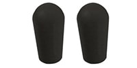 ALLPARTS / SK-0643-B23 Bulk Black Switch Tips for Import Guitars