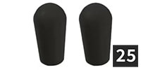 ALLPARTS / SK-0643-B23 Switch Tips, Black (25個セット)