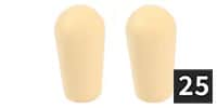 ALLPARTS / SK-0643-B28 Bulk Cream Switch Tips for Import Guitars