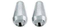 ALLPARTS / SK-0710-010 Chrome USA Switch Tips for Stratocaster&reg