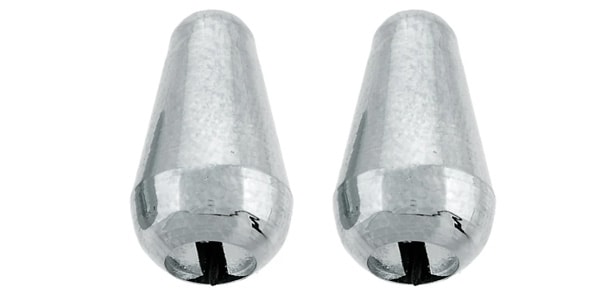 ALLPARTS / SK-0710-010 Chrome USA Switch Tips for Stratocaster&reg