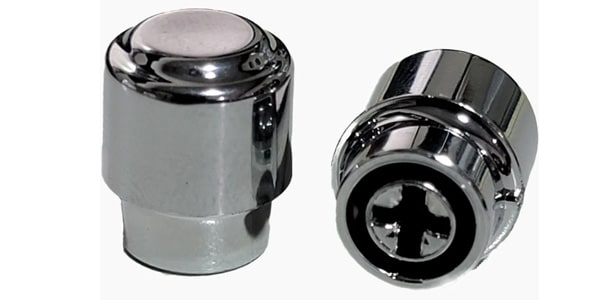 ALLPARTS / SK-0714-010 Chrome Plastic Switch Tips for Telecaster