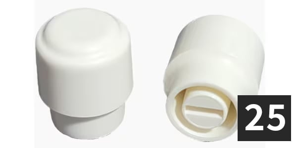 ALLPARTS / SK-0714-B25 Switch Tips for Telecaster , White (50個セット)