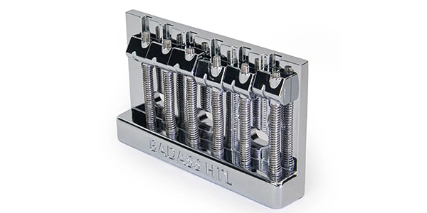 ALLPARTS ( オールパーツ )  / TB-5102-010 Badass HT1 Hardtail Guitar Bridge Chrome画像4