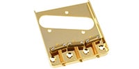 ALLPARTS / TB-5125-002 Gold Vintage Compensated Saddle Bridge