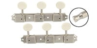 ALLPARTS / TK-0700-001 Vintage Style 3x3 Keys Nickel- set of 2 pcs