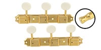 ALLPARTS / TK-0700-002 Vintage Style 3x3 Keys Gold (set of 2 pieces)