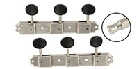 ALLPARTS / TK-0704-001 Vintage Style 3x3 Keys Nickel (Set of 2)