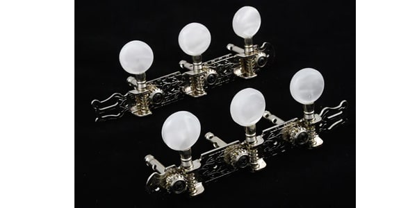 ALLPARTS ( オールパーツ )  / TK-0778-001 3x3 Plank Keys Nickel (3 Treble x 3 Bass)