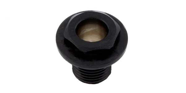 ALLPARTS / TK-0786-003 Screw-In Bushings Black, Set of 6.