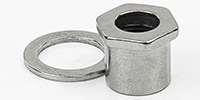 ALLPARTS / TK-0787-010 Sperzel Screw-In Bushings Chrome, Set of 6.