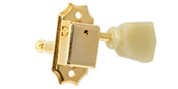ALLPARTS / TK-0877-002 Economy Vintage Style Keys Gold- set of 6 pcs