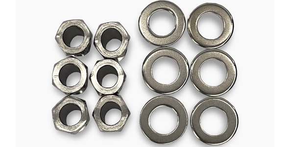 ALLPARTS ( オールパーツ )  / Mid-Size Locking Tuners L6 Single Pin, Nickel画像4