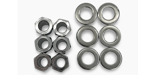 ALLPARTS ( オールパーツ )  / Mid-Size Locking Tuners L6 Single Pin, Chrome画像4