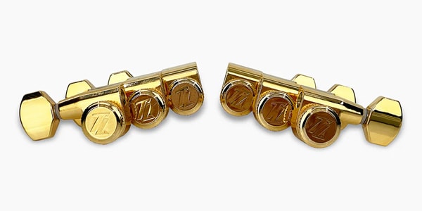ALLPARTS ( オールパーツ )  / Mid-Size Locking Tuners L3R3 Single Pin, Gold
