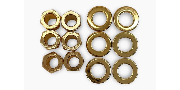ALLPARTS ( オールパーツ )  / Mid-Size Locking Tuners L3R3 Single Pin, Gold画像4