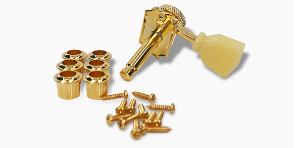 ALLPARTS ( オールパーツ )  / Vintage Style Locking Tuners L3R3 Gold画像3