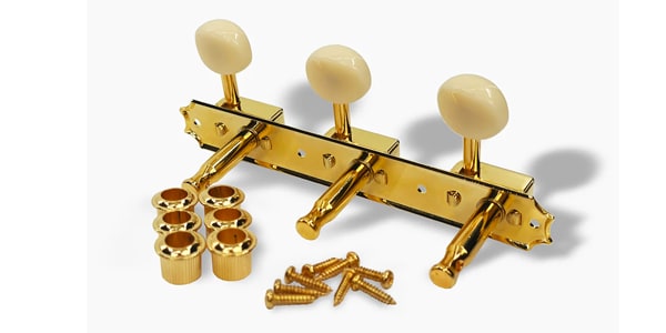 ALLPARTS ( オールパーツ )  / Vintage Style Strip Tuners L3R3 Gold画像3
