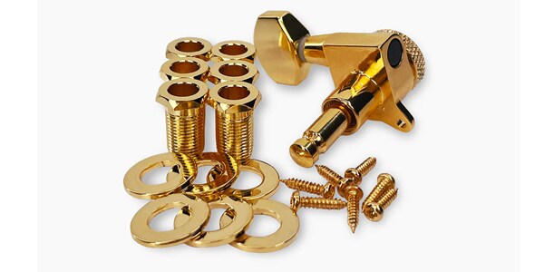 ALLPARTS ( オールパーツ )  / Mid-Size Locking Tuners L6 Gold画像3