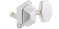 ALLPARTS / TK-7558-010 3x3 Economy Keys Chrome (Qty 6)
