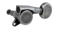 ALLPARTS / TK-7560-071 Economy Tuning Keys, 6L, Antique Nickel