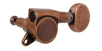 ALLPARTS / TK-7560-074 Economy Tuning Keys, 6L, Antique Bronze