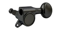 ALLPARTS / TK-7560-L03 Left Handed 6-in-line Black Economy Keys